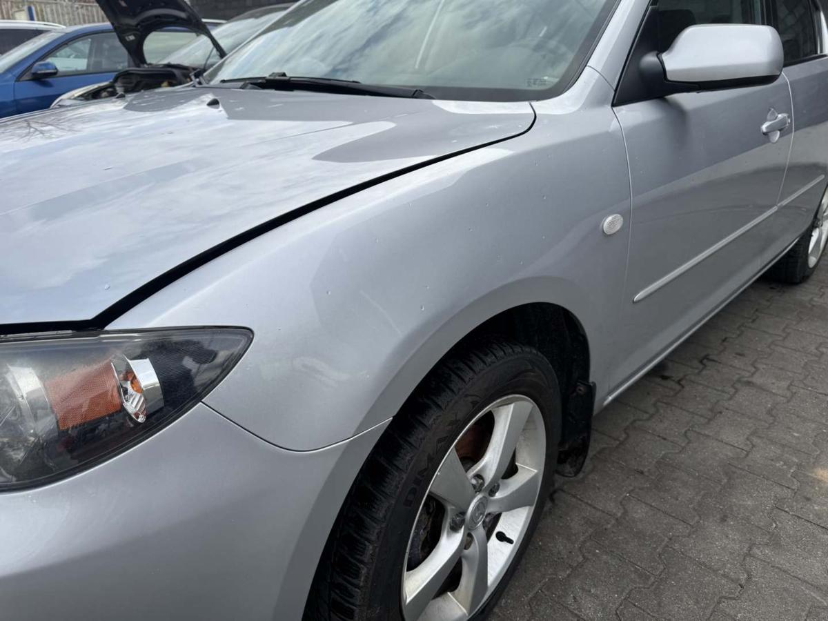 Mazda 3 BK original Kotfl&uuml;gel vorn links Silber 4-T&uuml;rer Limousine Bj.2004